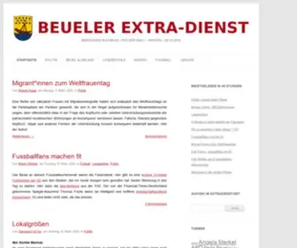 Extradienst.net(Meldungen & Meinungen aus Beuel und der Welt) Screenshot