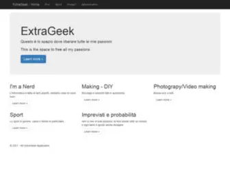 Extrageek.com(La Tecnologia vista da me) Screenshot