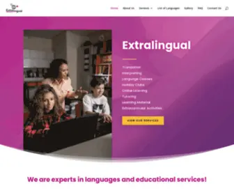 Extralingual.com(Language School) Screenshot