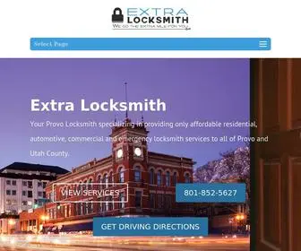 Extralocksmithutah.com(Extra Locksmith) Screenshot