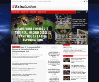 Extralucha.com(WWE en Español) Screenshot