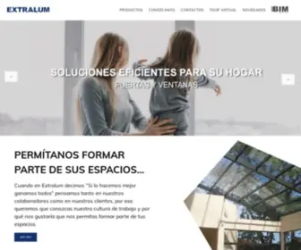 Extralum.com(Vidrio Y Aluminio) Screenshot