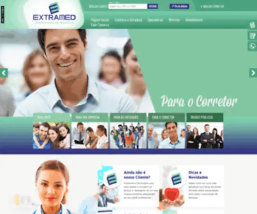 Extramed.com.br(Extramed) Screenshot