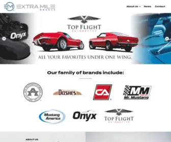 Extramilebrands.com(EMB Corporate Site) Screenshot