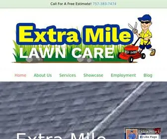 Extramilelawncare.com(Take Your Saturdays Back) Screenshot