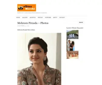 Extramirchi.com(South Indian Entertainment & Lifestyle) Screenshot
