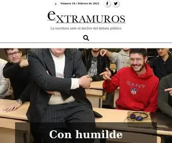 Extramurosrevista.org(EXtramuros) Screenshot