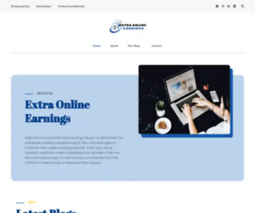 Extraonlineearning.com(Extra Online Earning) Screenshot