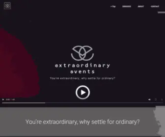 Extraordinaryevents.co.uk Screenshot