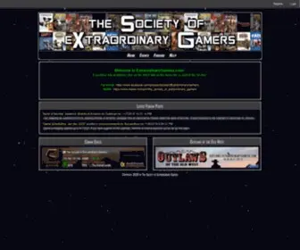 Extraordinarygamers.com(Society of Extraordinary Gamers) Screenshot