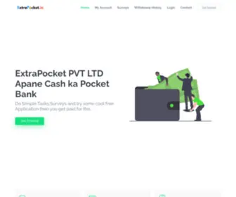 Extrapocket.in(EXtraPocket Make Free Real Cash) Screenshot