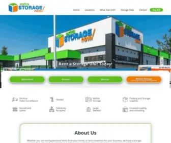 Extrastoragenow.com(Self Storage in Abbotsford) Screenshot