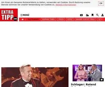 Extratipp.com(Aktuelle News über Stars) Screenshot