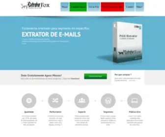 Extratordeemail.com(Extrator de Emails FOX) Screenshot