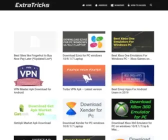 Extratricks.com(All About Android and Windows Tricks) Screenshot