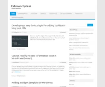 Extrawordpress.com(Exrtrawordpress) Screenshot