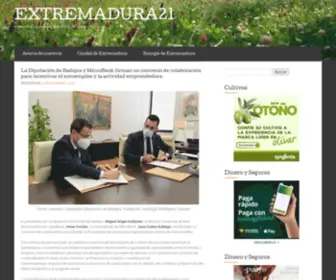 Extremadura21.com(Extremadura 21) Screenshot