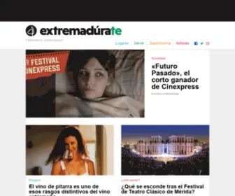 Extremadurate.es(Extremadura, Turismo, gastronomía, actualidad) Screenshot