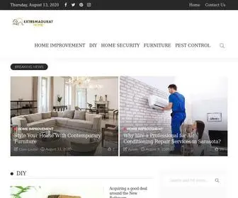 Extremadurathome.org(Your personal home improvement & security blog) Screenshot