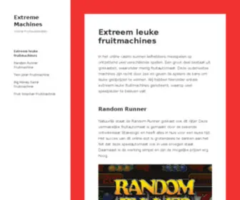 Extreme-Machines.nl(Extreme Machines) Screenshot
