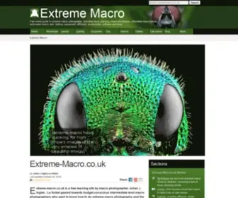 Extreme-Macro.co.uk(By macro photographer Johan J Ingles) Screenshot