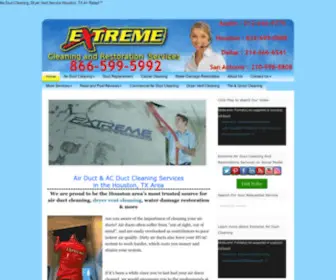 Extremeairduct.com(Air Duct Cleaning Company) Screenshot