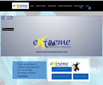 Extremeballroom.com(Extreme Ballroom Company) Screenshot