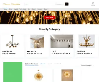 Extremechandeliers.com(Extreme Chandeliers) Screenshot