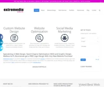 Extremediagroup.net(Brevard FL Website Design) Screenshot