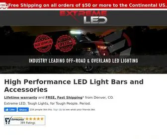 Extremeledlightbars.com(LED Light Bar Online Store) Screenshot