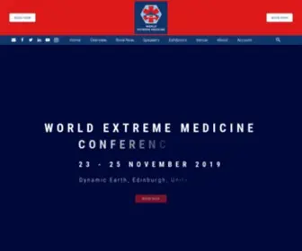 Extrememedicineexpo.com(World Extreme Medicine Conference) Screenshot