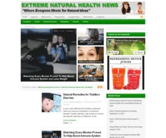 Extremenaturalhealthnews.com(Extreme Natural Health News) Screenshot