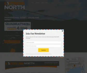Extremenorthevents.com(Extreme North) Screenshot