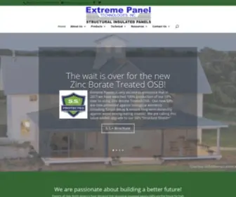 Extremepanel.com(Structural Insulated Panels) Screenshot