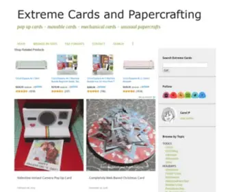 Extremepapercrafting.com(Extreme Cards and Papercrafting) Screenshot