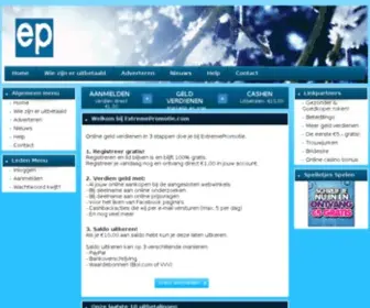 Extremepromotie.com(extremepromotie) Screenshot