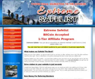 Extremesafelist.com(Extreme Safelist) Screenshot