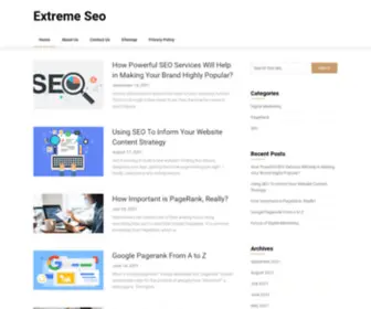 Extremeseo.org(Extreme SEO) Screenshot