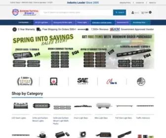 Extremetacticaldynamics.com(LED Emergency Vehicle Lights and Siren Supplies) Screenshot