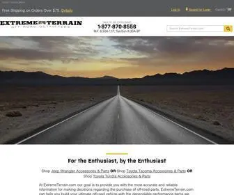 Extremeterrain.com(Shop online with ExtremeTerrain for the best parts for the off) Screenshot