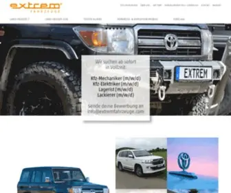 Extremfahrzeuge.com(Extrem Fahrzeuge GmbH) Screenshot