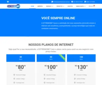 Extremonet.com.br(Soluções em internet e Desenvolvimentos de sistemas) Screenshot