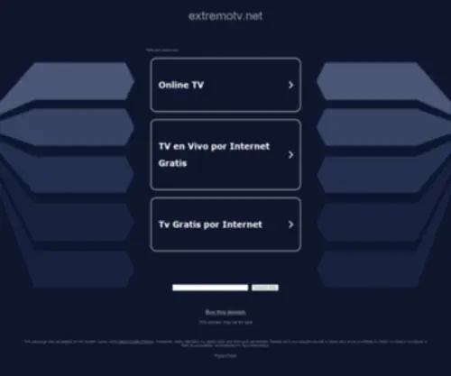 Extremotv.net(ExtremoTV Online) Screenshot