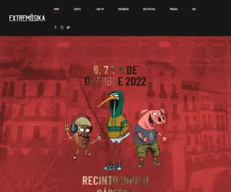 Extremusika.es(Extremúsika) Screenshot