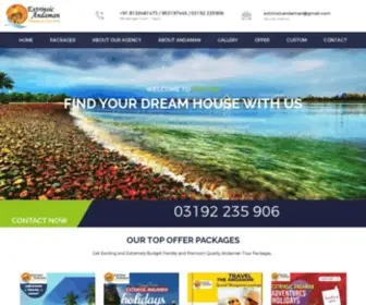 Extrinsicandaman.com(Travel agent in andaman) Screenshot