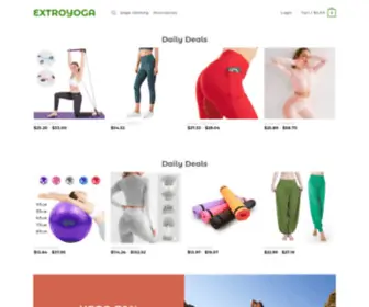 Extroyoga.com(Buy Yoga Products at cheap rates) Screenshot