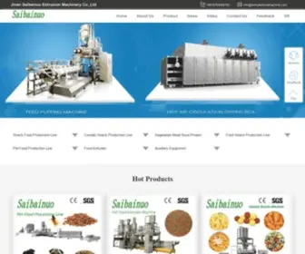 Extruderfoodmachine.com(China Snack Food Production Line) Screenshot