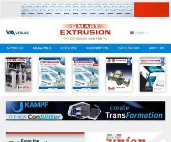 Extrusion-Info.com(The Online Magazine for Plastics Processing Industry Professionals) Screenshot