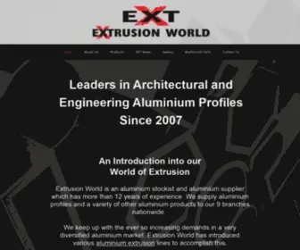 ExtrusionWorld.co.za(Extrusion World) Screenshot