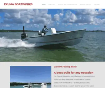 Exumaboatworks.com(EXUMA BOATWORKS) Screenshot